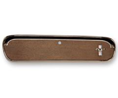 65-66 Glove Box Door, Pony with Woodgrain with Emblem