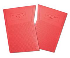 65-73 Pony Floor Mats, Bright Red