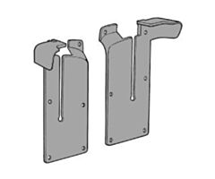 65-66 B-stijl - Achterzijraam Afdichting, set