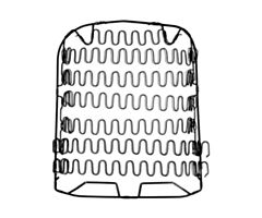 64-67 Voorstoel Rugleuning Veer