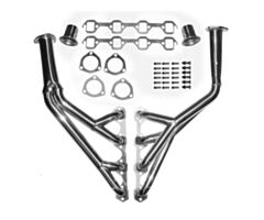 64-68 Exhaust Header, Tri-Y Modified, Stainless, 260-289-302 V8, Set