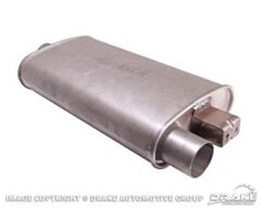 65-66 Exhaust Muffler, V8 with Dual Exhaust System