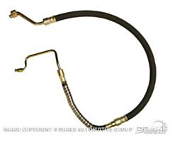 67-68 Power Steering Hose, Pressure, 289-302 V8 with 5/16" Fitting