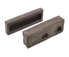 67-68 Heater Core End Caps, with A/C