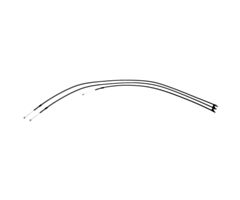67-68 Heater Cable Set, w/o AC