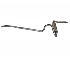 67 Exhaust System, 2" Single, without Resonator, withour Y-Pipe, 289 V8