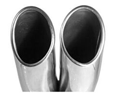 67-69 Exhaust End Tips, Original Style, Set