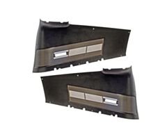 67-68 Fastback Ventilatie Paneel met Grilles, Set