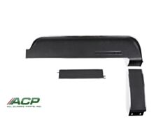 67-68 Dash Panels, 3-pieces, Black