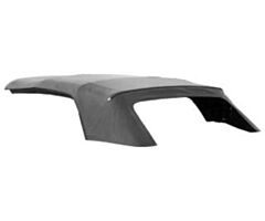 67-68 Convertible Top with Plastic Rear Window, Black