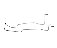 67-68 Automatic Transmission Oil Cooler Lines, V8 - C4