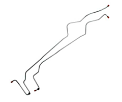 67-68 Automatic Transmission Oil Cooler Lines, V8 - C6