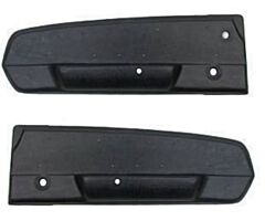 67 Door Panels, Deluxe, Black