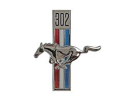 68 Running Horse Fender Emblem, 302, LH