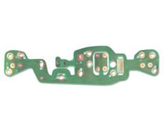 69-70 Instrument Panel Printed Circuit, no Tach