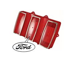69 Tail Lamp Lens with SS Trim, Ford Tooling