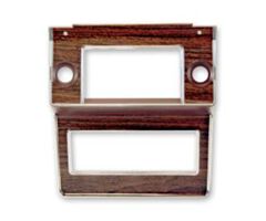 69-70 Radio Bezel, Wood Grain