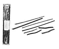 69-70 Beltline Weatherstripkit (8 pcs), cpe