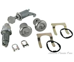 64-64 LOCK IGNITION,DOORS,GLOVEBOX 1964