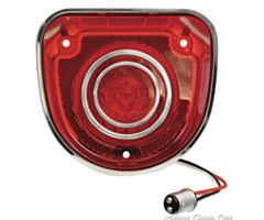 68-68 TAIL LIGHT RED W/TRIM 68 LED(40)