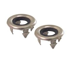 69-73 Door Lock Grommets, Stainless, DeLuxe, set