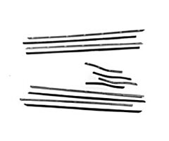 71-73 Beltline Weatherstripkit (8 pcs), CVT