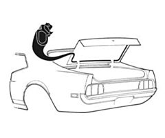 71-73 Achterklep Rubber, CPE/CVT