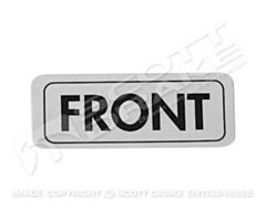 65-73 "FRONT" airfilterdecal