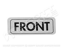 65-73 "FRONT" luchtfiltersticker