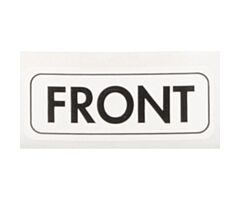 65-73 Luchtfilterhuis Sticker "FRONT" 