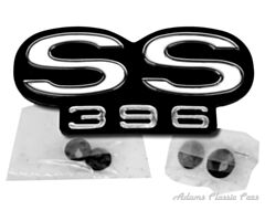 67-67 EMBLEM PANEL REAR 67 SS