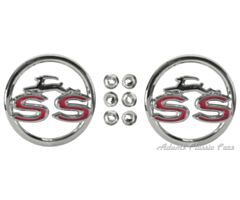 63-63 EMBLEM QUARTER PANEL 63 SS PAIR  GM