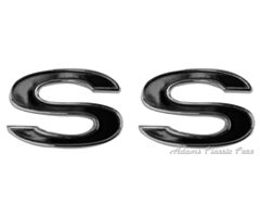 69-72 EMBLEM FENDER SS  PAIR 69-72