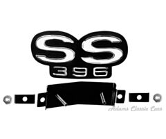 68-68 EMBLEM  SS 396 GRILLE 68