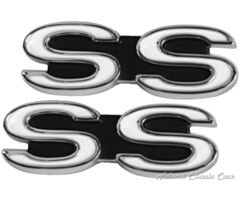 68-68 EMBLEM FENDER EMBLEM SS  PAIR 68