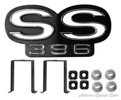 69-69 EMBLEM SS 396 GRILLE EMBLEM 69