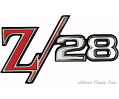 69-69 EMBLEM  REAR EMBLEM Z-28  69