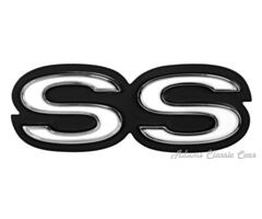 69-69 EMBLEM 69 REAR PANEL EMBLEM SS