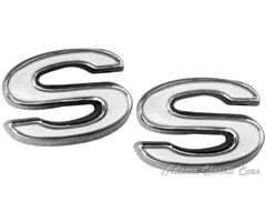 69-72 EMBLEM 69-72 FENDER  SS CHROME