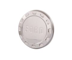 61-66 Hub Cap Chrome, F100, Stainless