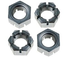 65-66 Coil Spring Seats Lock Nuts, 4 pcs