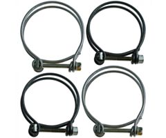 66-73 Radiator Hose Clamps, Small Block V8, 4 pcs