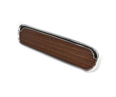 65-66 Glove Box Door, Pony with Woodgrain without Emblem