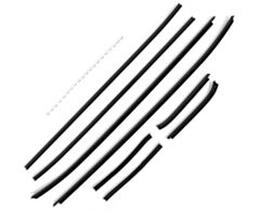 71-73 Beltline Weatherstripkit (8 pcs), CPE