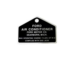 64-70 A/C Compressor Tag