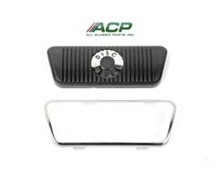 66-70 Brake Pedal Pad w/ SS Trim