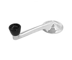 51-56 Door Window Handle With Black Knob