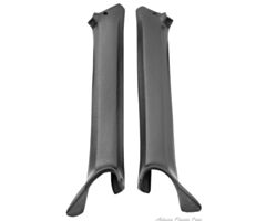 68-68 PILLAR POST MOLDING 68 BLACK PAIR