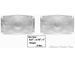 56-56 PARK LAMP LENS CLEAR 56 PAIR