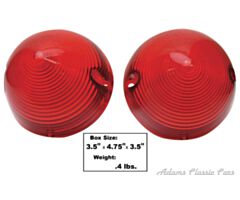 56-56 TAIL LAMP LENS RED 56 PAIR